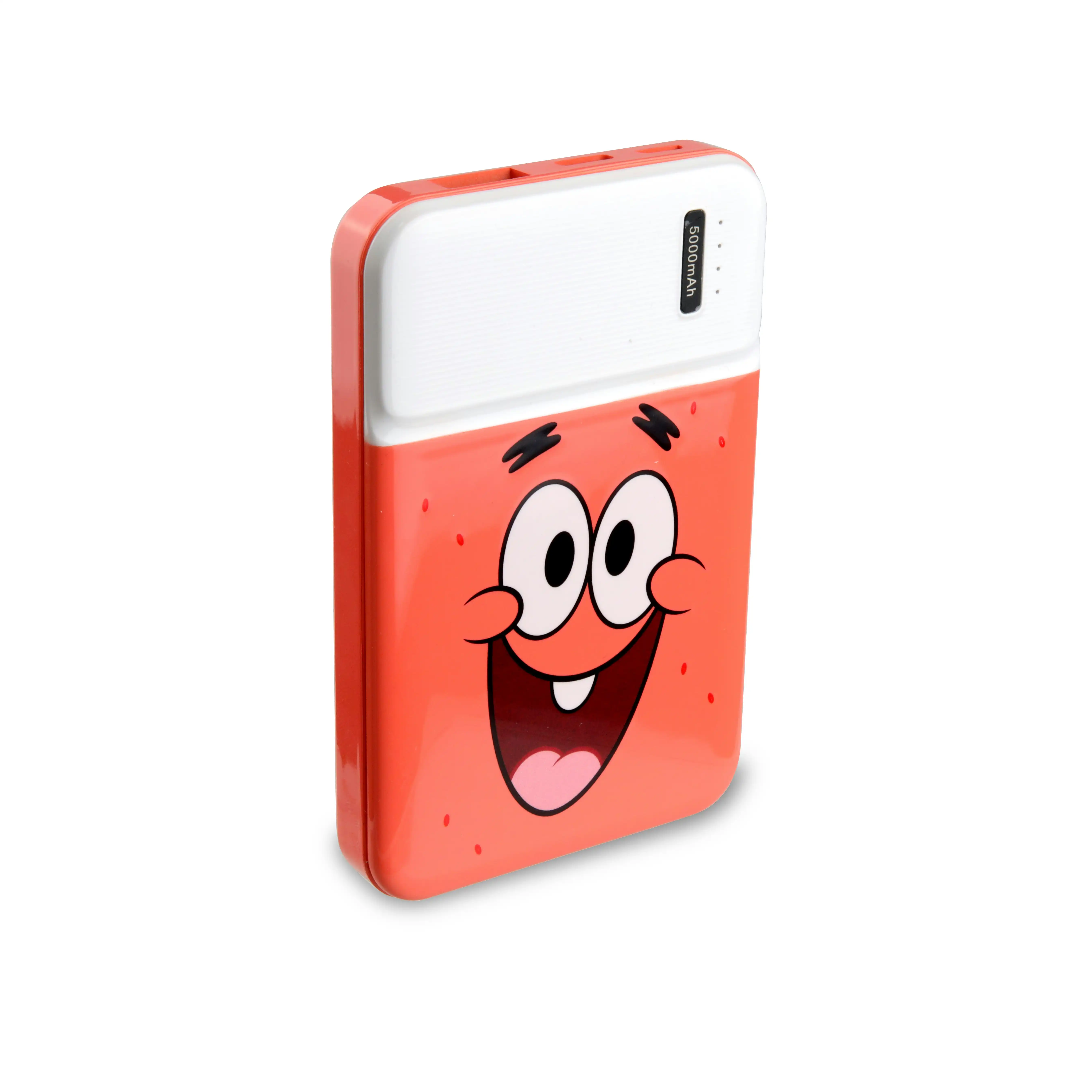 SpongeBob Patrick 5000mAh Dual USB PowerBank w/ LED Indicator - Portable Charger