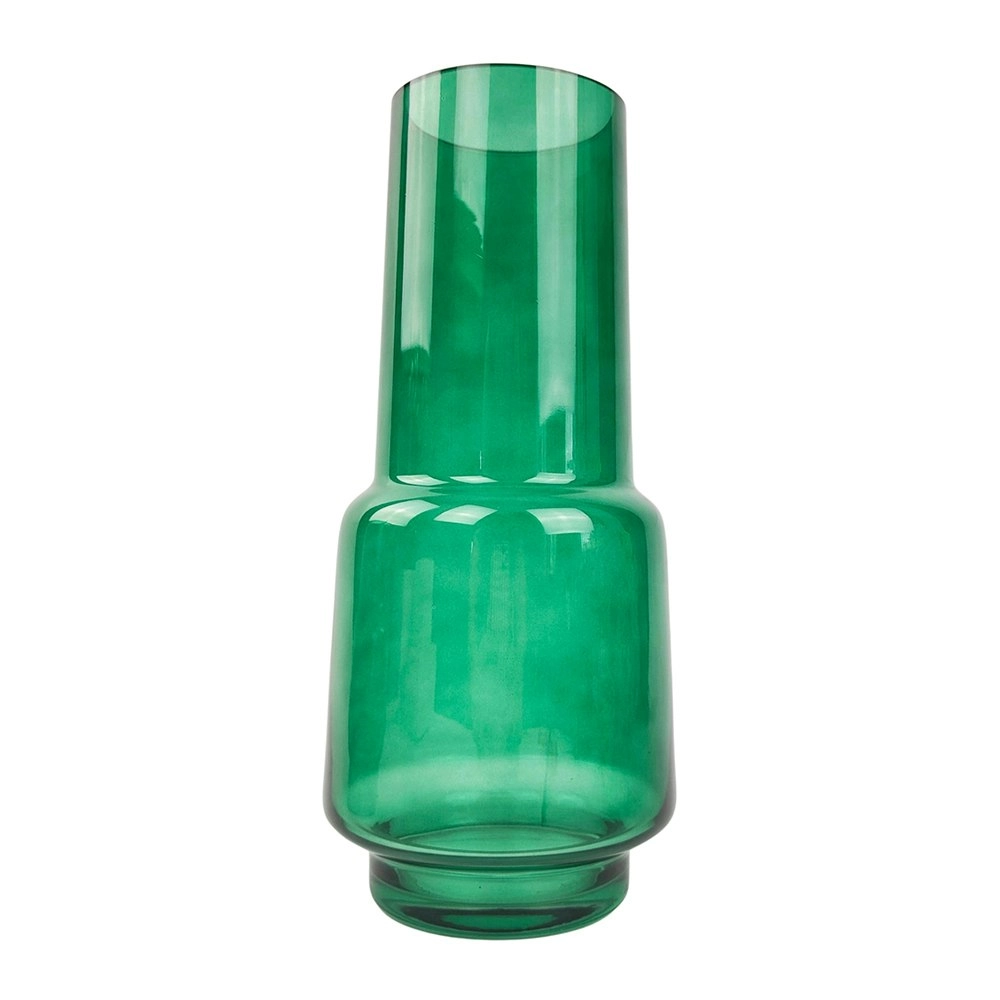 Urban Tommy Abstract 28cm Glass Flower Vase Home Decor Display Forrest Green