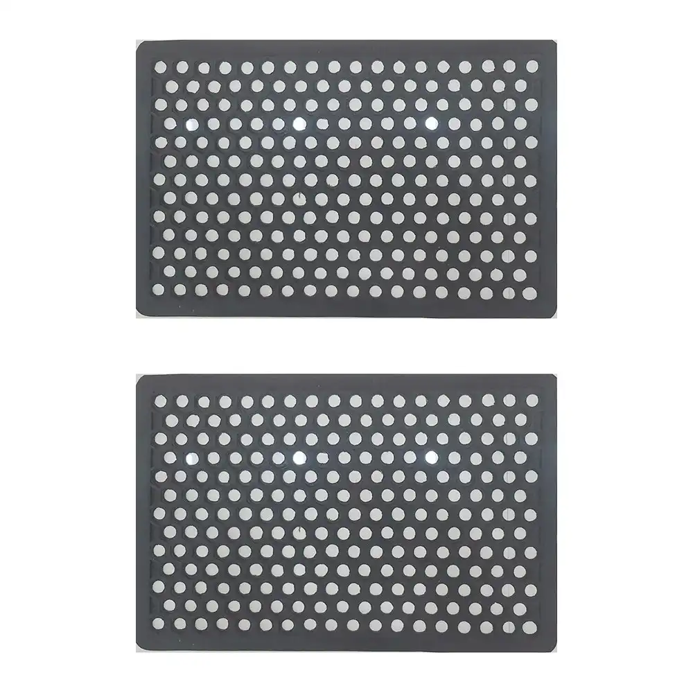 2PK Solemate Rubber Anti Fatigue 40x70cm Stylish Outdoor Front Doormat