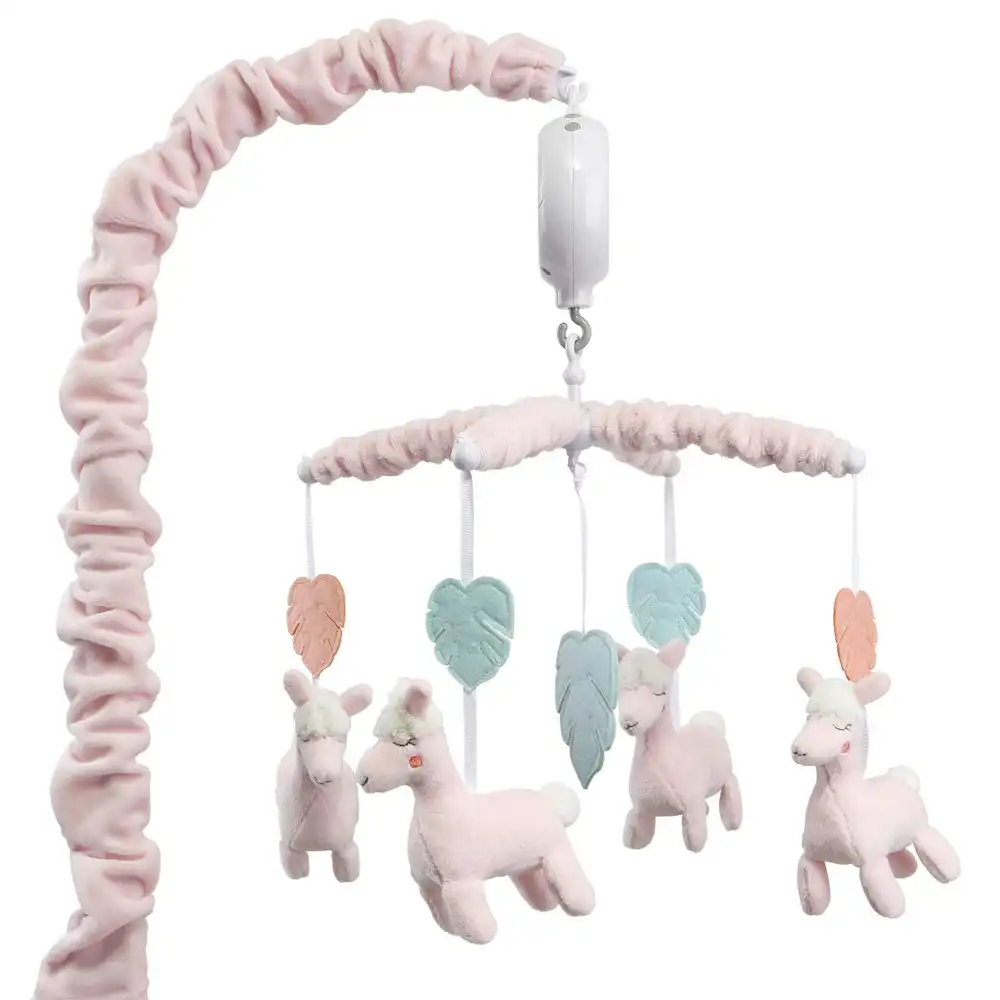 Little Haven Baby/Infant Nursery Crib/Cot Hanging Musical Mobile Llama 0-5m