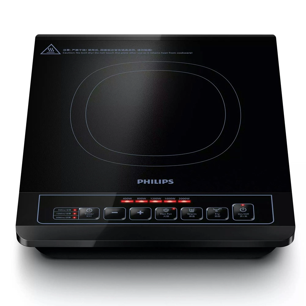 Philips 3000 Series Portable Cooktop Induction Electric Multi-Purpose 2000W BLK