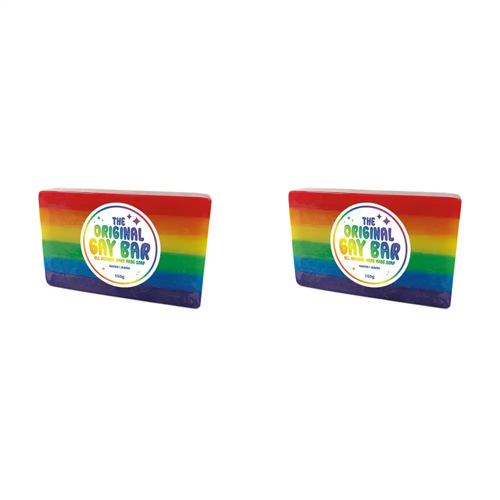 2PK Gamago The Original Gay Bar Soap Hand/Body/Face Bath Shower Wash LGBTQ Pride