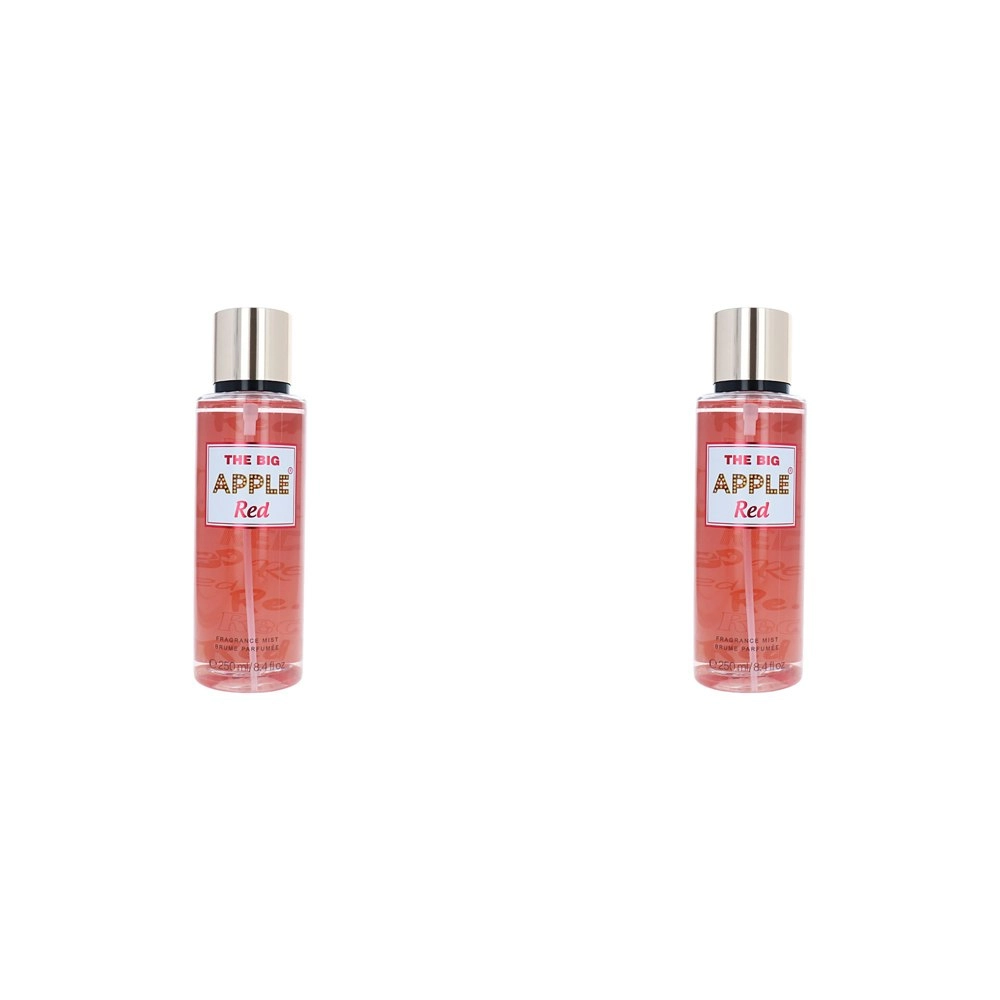 2PK The Big Apple Red 250ml Mist Spray Women's Fresh/Fruity Scent Body Fragrance