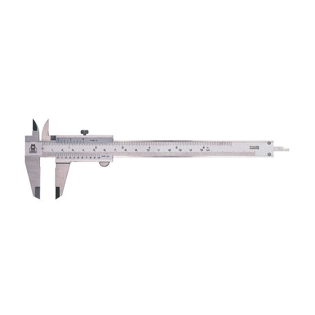 Moore & Wright Workshop Vernier Caliper 100 Series 0-200mm Stainless Steel Ruler