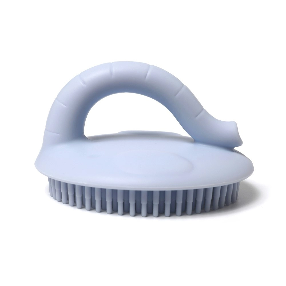 My Pure Silicone Baby/Toddler Bathing Grooming Cleaning Brush Baby Blue  0M+