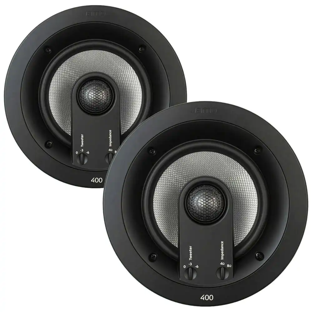 2PK Jamo IC 406 FGII Custom 400 Series In-Ceiling Speaker Home Audio/Music White