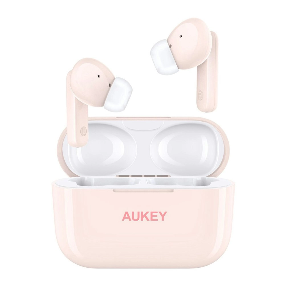 Aukey MiniS True Wireless Bluetooth 5.1 Stereo Music Earbuds/Earphones Pink