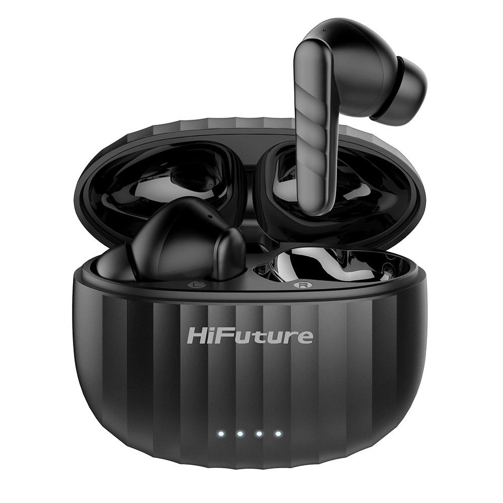 HiFuture Sonicbliss True Wireless Bluetooth Soft Bass Earbuds Noise Cancel Black