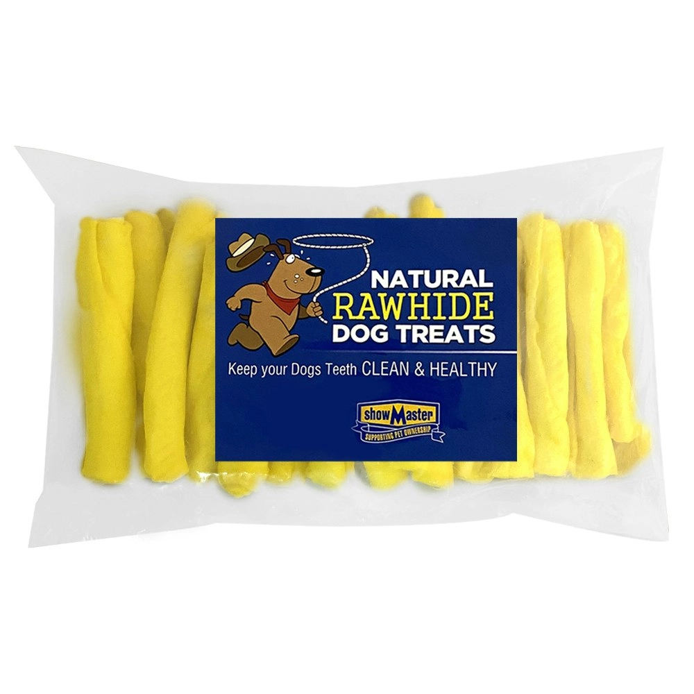 30pc Natural Rawhide Dog/Pet Dental Treats/Chew/Twist Small Chicken Retrievers