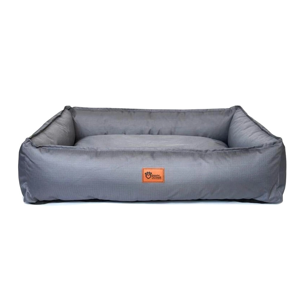 Superior Pet Plus Ripstop Durable Pet/Dog Lounger/Bed Steel Grey Large 116cm