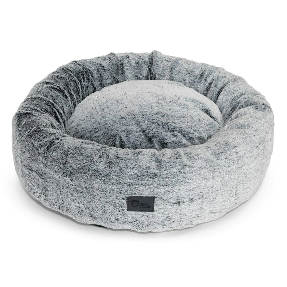 Superior Pet Goods 80cm Harley Artic Faux Fur Pet Dog Round Nesting/Sleep Bed L