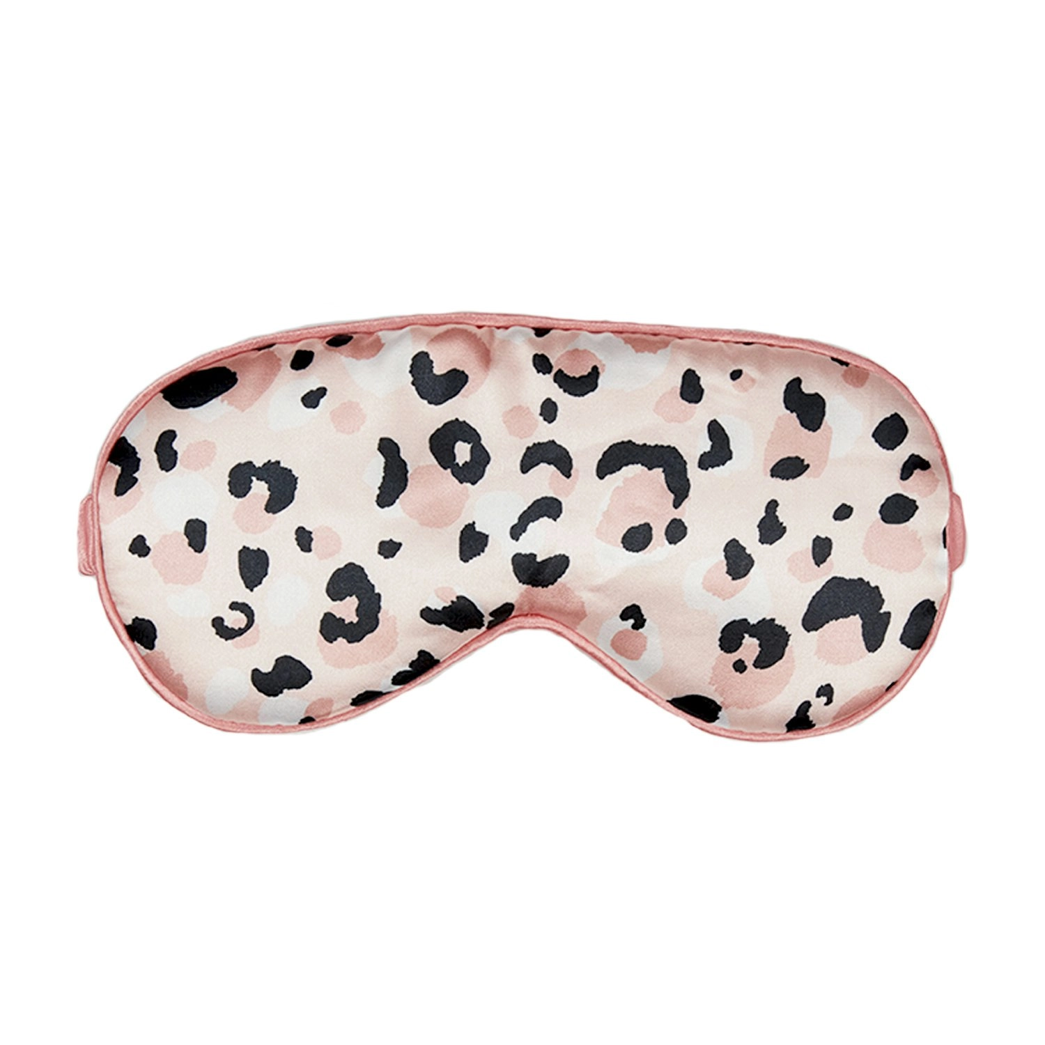 Splosh Wellness Blush Leopard Eye Mask/Silk Sleeping Eyeshade Cover 16.5x7.5cm