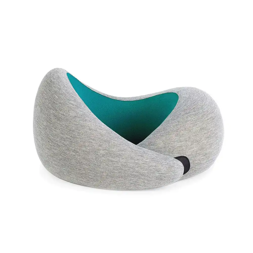 Ostrichpillow Go Neck Travel Pillow Memory Foam Sleep Support 70x15cm Blue Reef