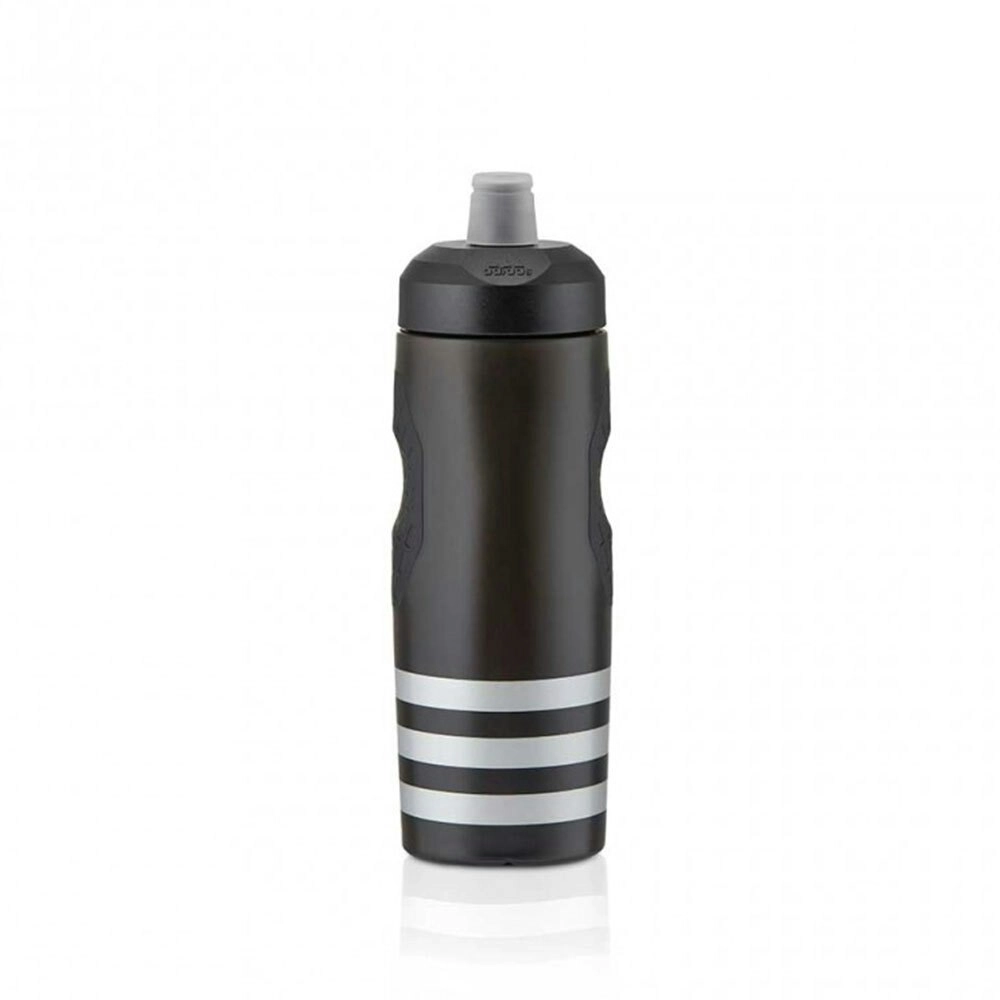 Adidas 600ml Performance Water Bottle Screw Cap Training Hydration Sports Black