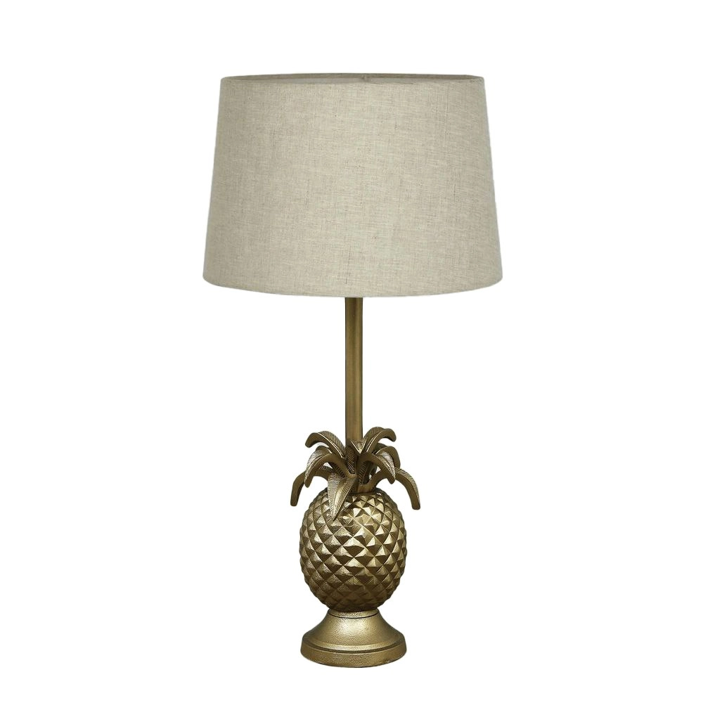 Belle St Martin Table Lamp w/ Base 45cm Bedside Night Light Decor Antique Brass