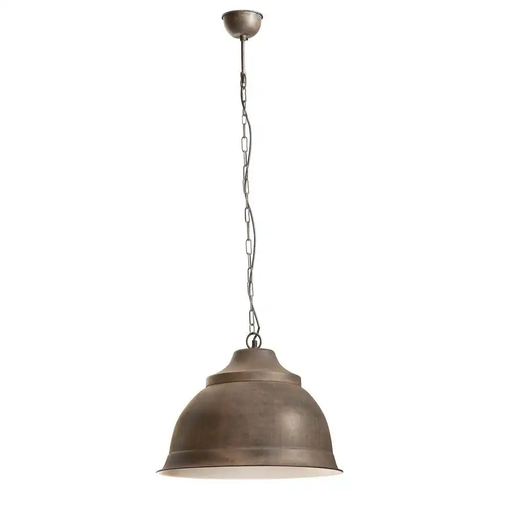 Belle Brasserie Overhead Ceiling Pendant Light Hanging Room Lamp Large 46cm Rust