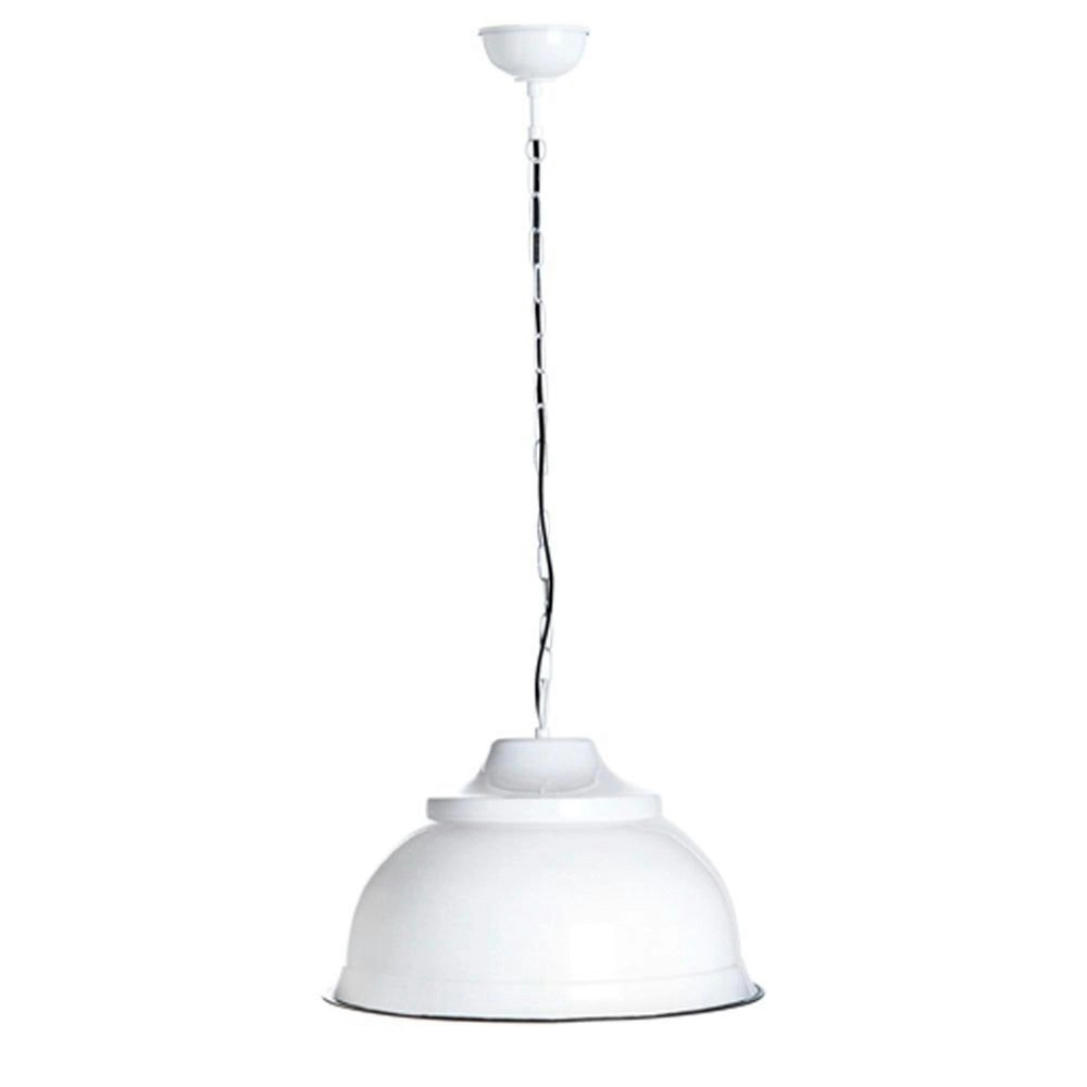 Belle Brasserie Overhead Ceiling Pendant Light Hanging Room Lamp Large 46cm WHT