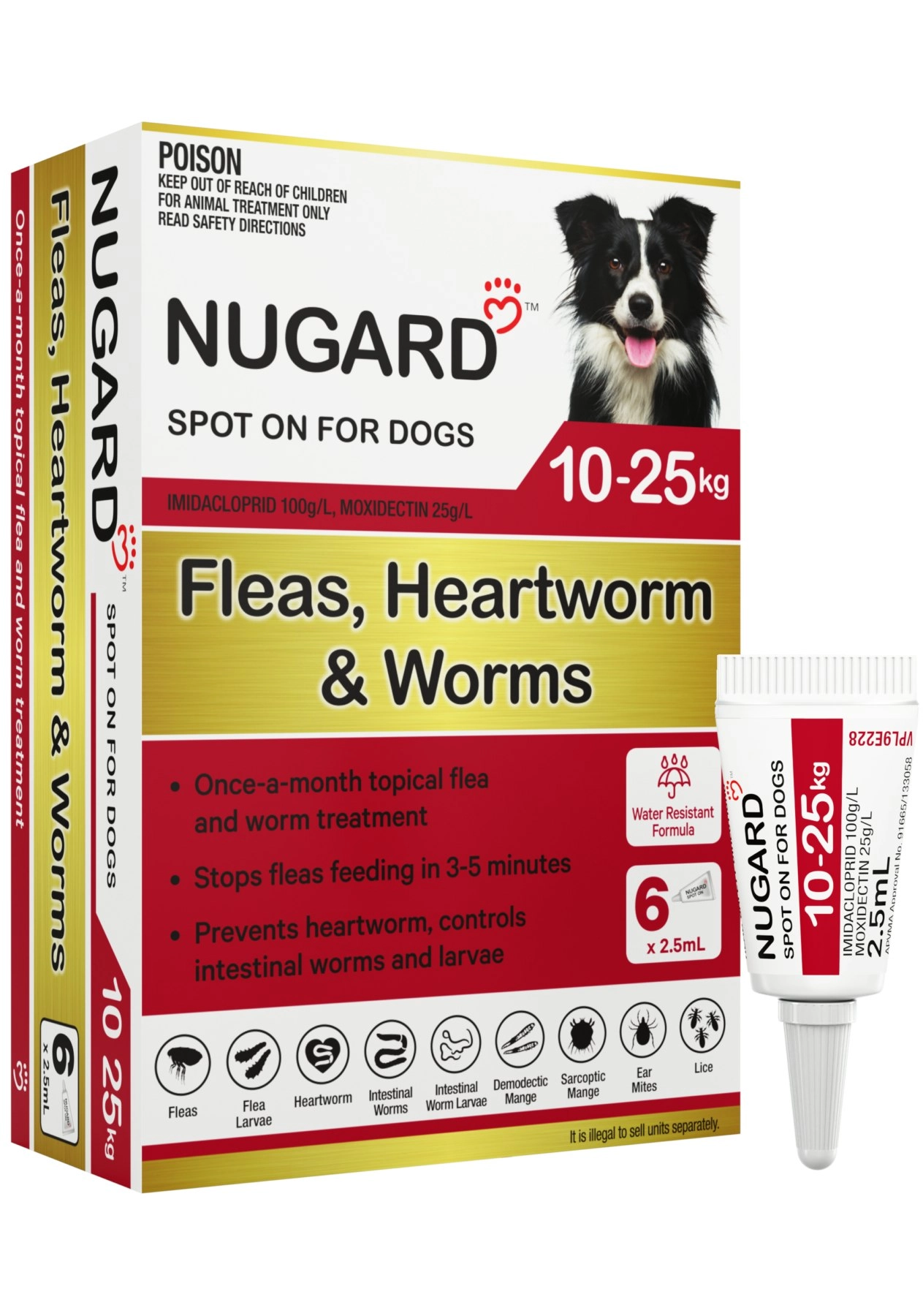 Nugard for Medium Dogs 10-25kg (Red)