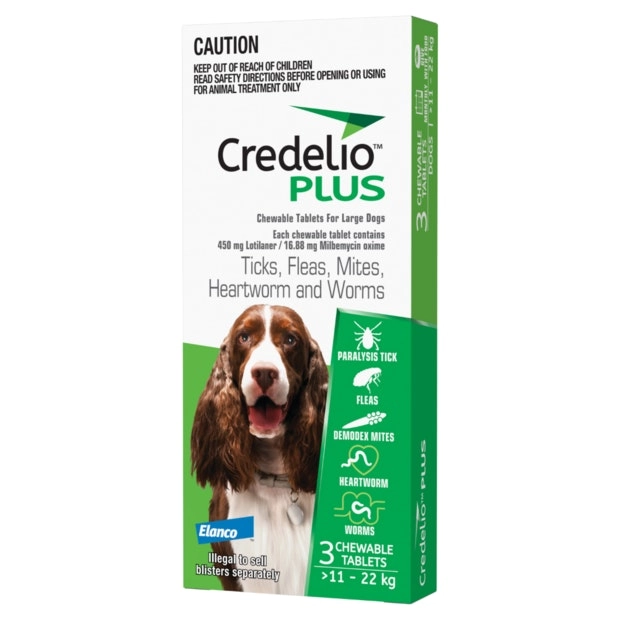 Credelio PLUS Large Dog Green 3 Packs & 6 Packs