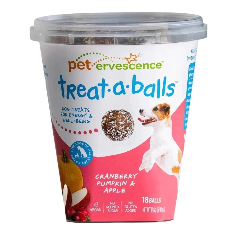 PETERVESCENCE Treat-A-Balls Cranberry Pumpkin & Apple 198G