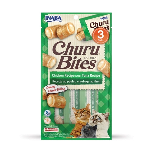 Inaba Churu Bites Cat Treats - Chicken with Tuna Recipe