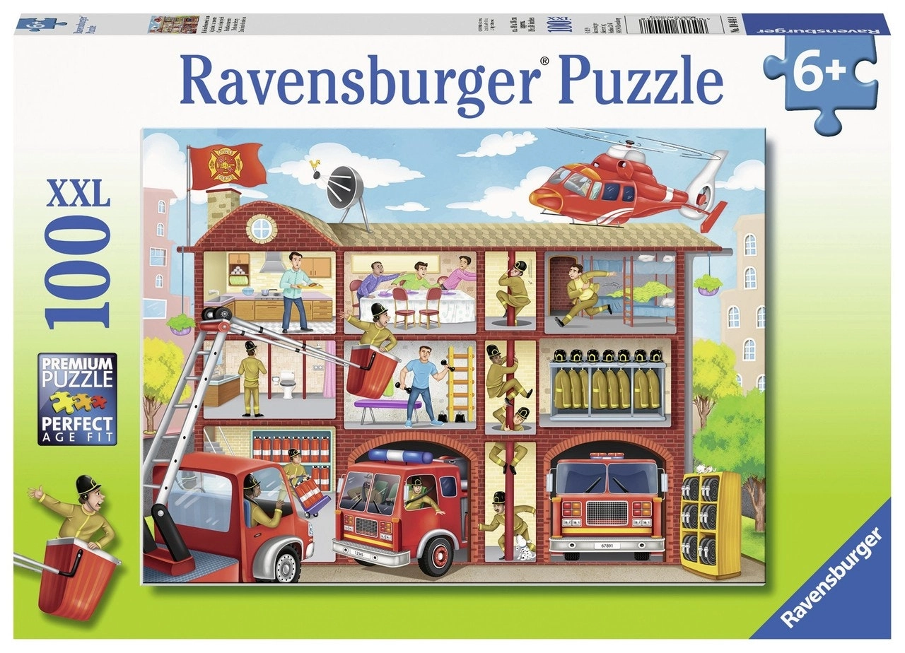 Ravensburger 100pc Firehouse Frenzy Puzzle