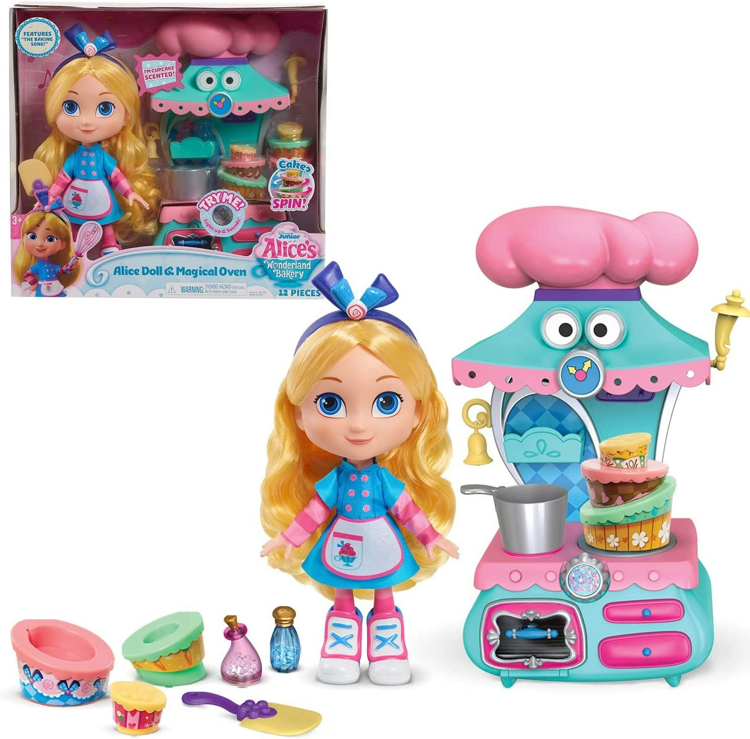 Disney Junior Alice's Wonderland Bakery Alice & Magical Oven Set