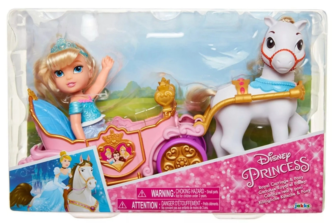 Disney Princess Cinderella Petite Doll Royal Carriage & Pony Set