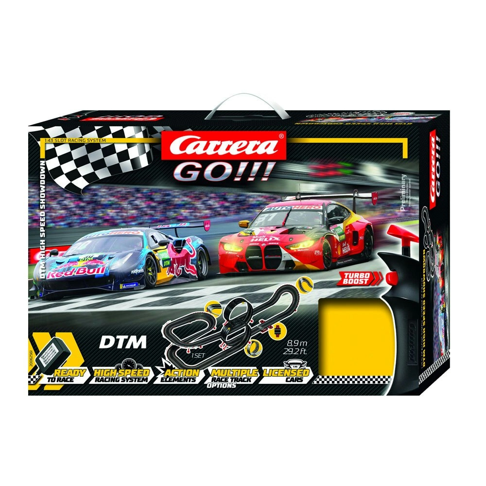 Carrera DTM High Speed Showdown Slot Car Racetrack Set Childrens Play Toy 6y+