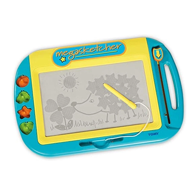 TOMY 40 x 31.8cm Megasketcher Motorised Magnetic Drawing Board Kids/Childrens 3+