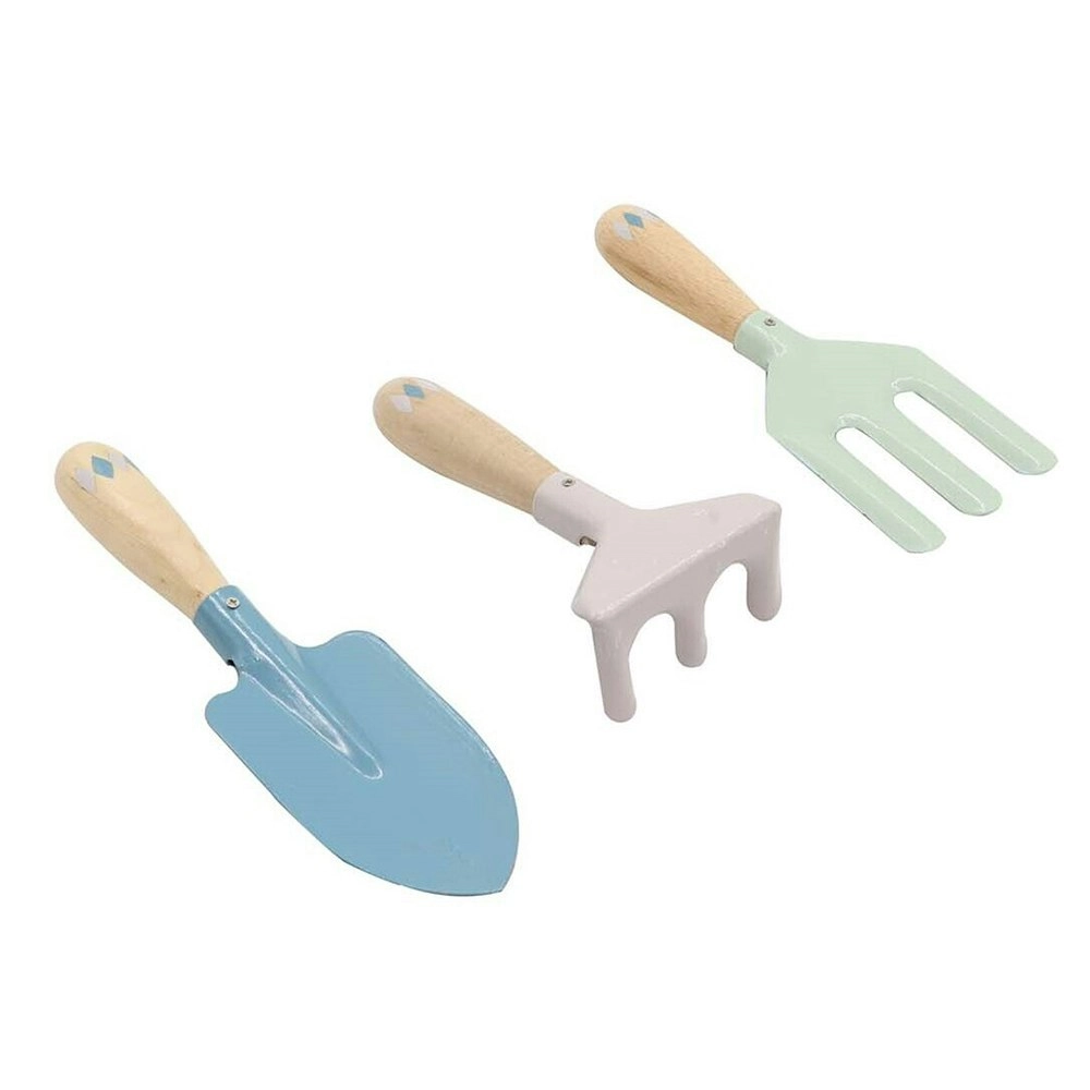 3pcs Kaper Kidz Calm & Breezy Kids Garden Tool Set Blue Children's Toy 3yrs+