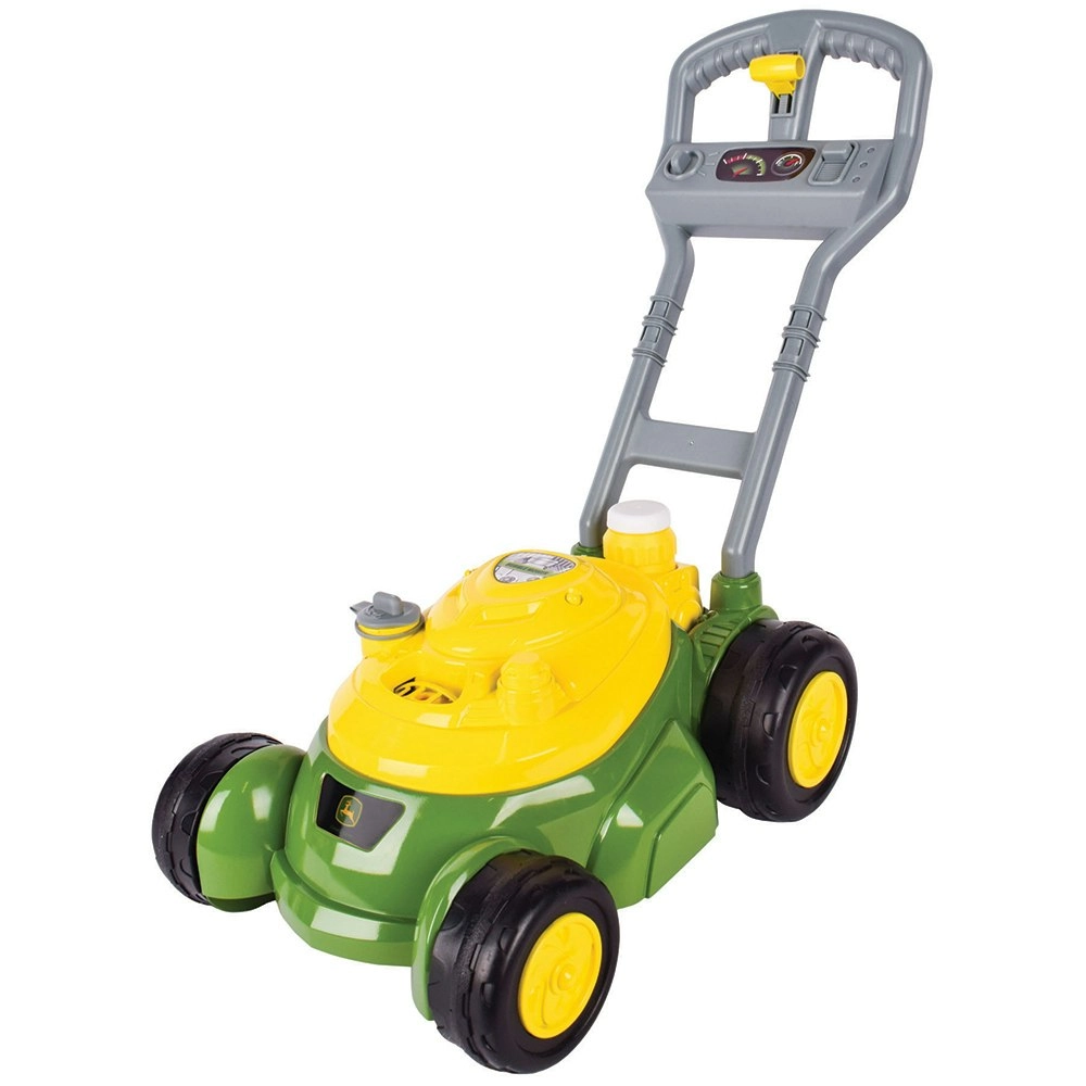 John Deere Bubble-N-Go Lawn Mower & Bubble Solution Kids Toy 118ml 3Y+