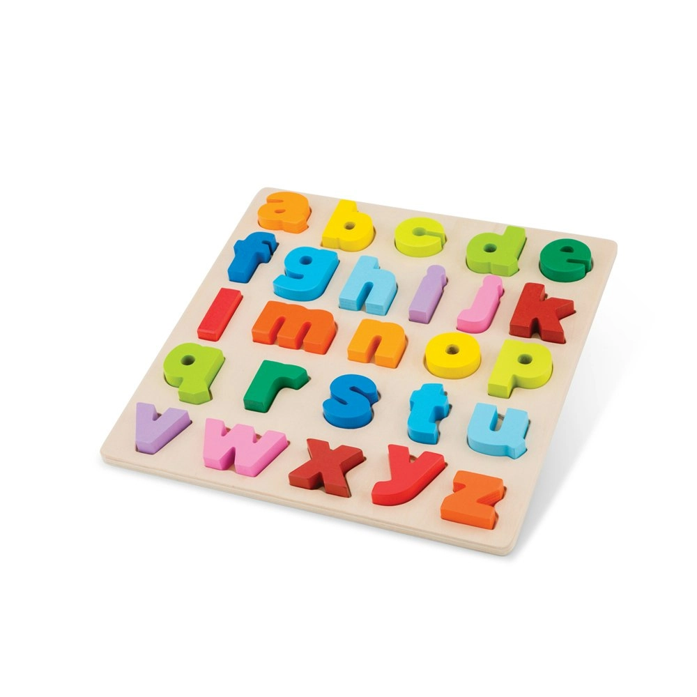 26pc New Classic Toys Wooden Lowercase Alphabet Puzzle Kids Educational Toy 2+