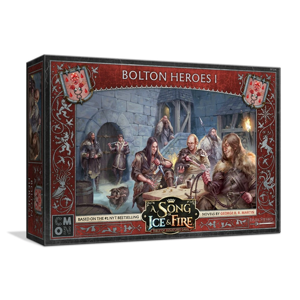 CMON A Song Of Ice & Fire Tabletop Miniatures Game Figure Bolton Heroes 1 14y+