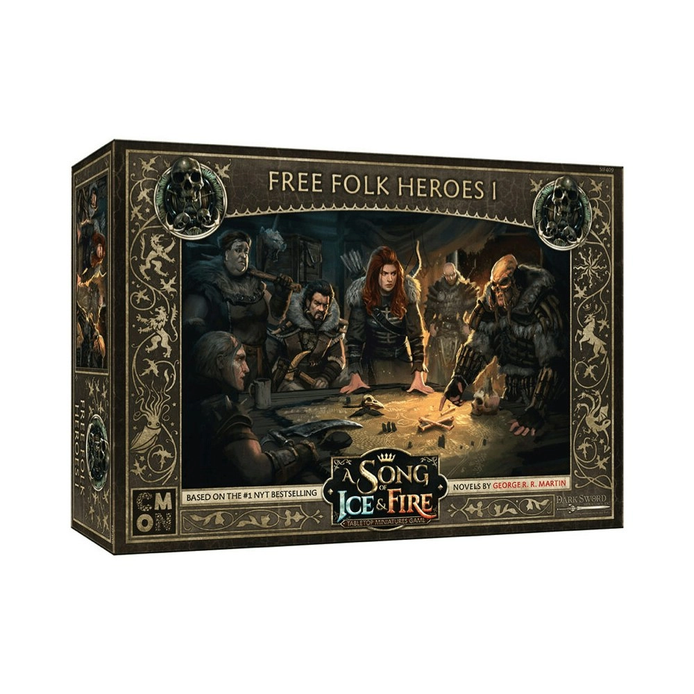 CMON A Song Of Ice & Fire Tabletop Miniatures Game Figure Free Folk Heroes 1 14+