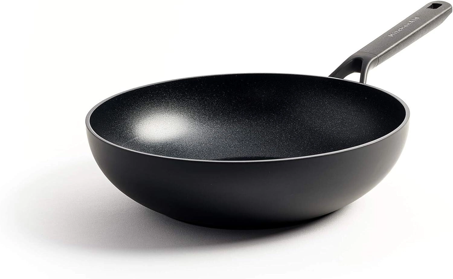 KitchenAid Classic Forged Non Stick Open Wok Pan 28cm Home Kitchen Cookware