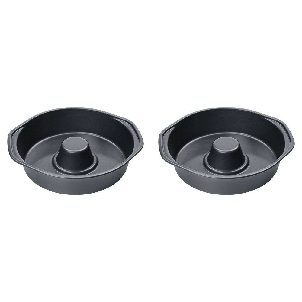 2PK Wiltshire Easybake Non-Stick Round Ring Cake Pan Oven Safe Baking Tin 22cm