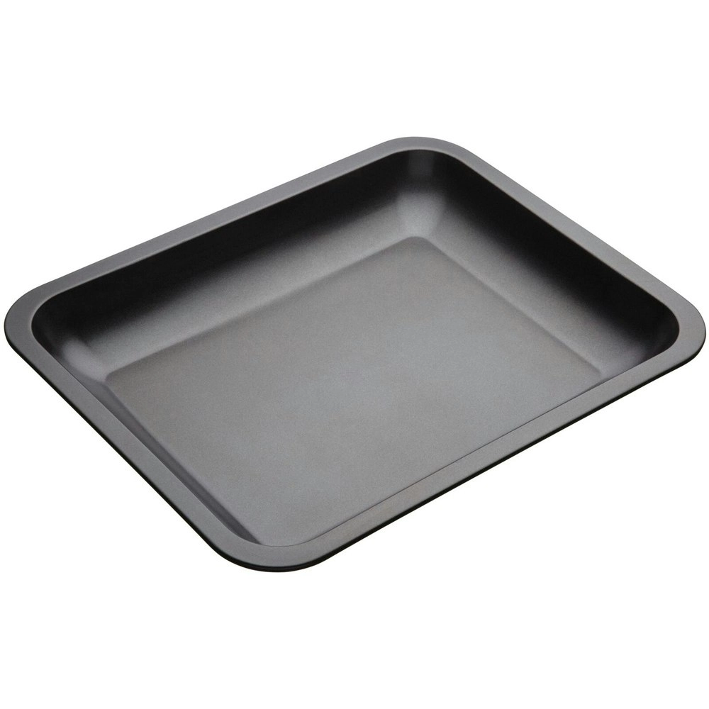 MasterCraft 39x31cm Heavy Base Non-Stick Roasting Pan Baking Tray Large Black