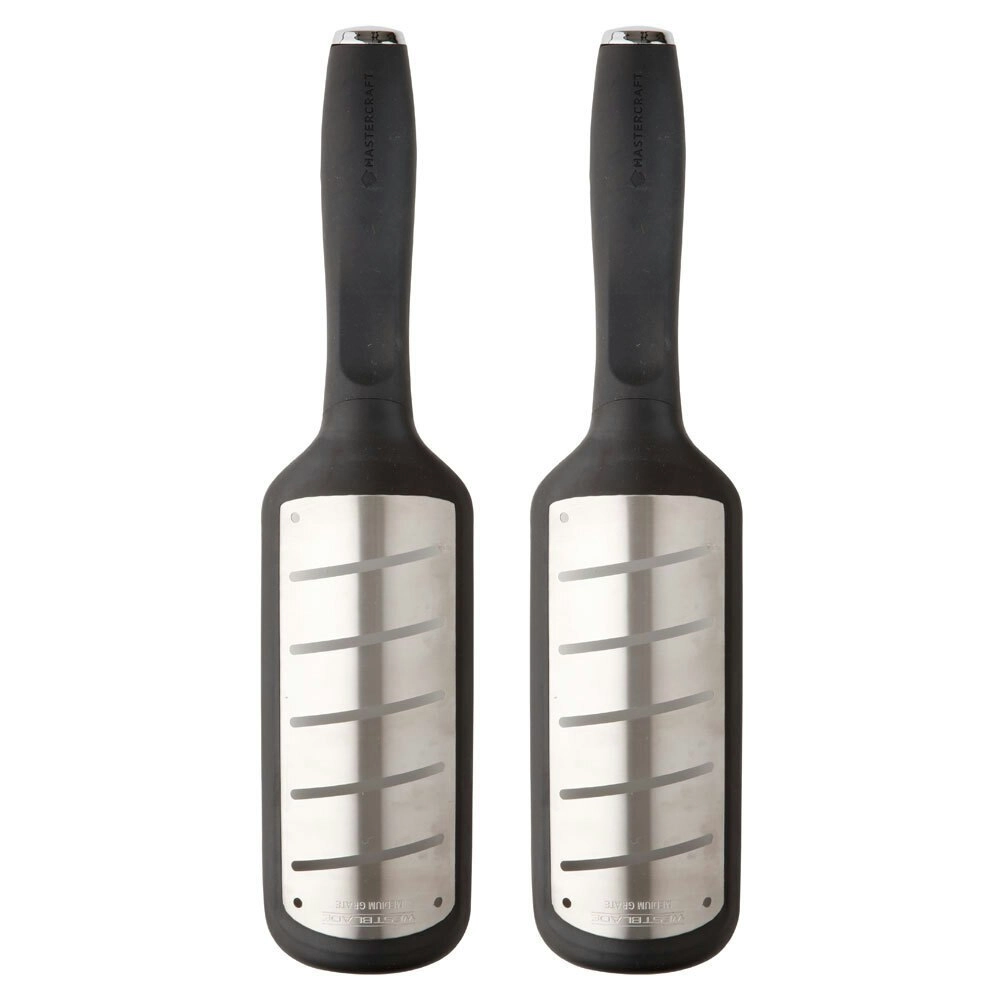 2PK MasterCraft West Medium Blade Grater/Zester Cheese/Chocolate Kitchen Utensil