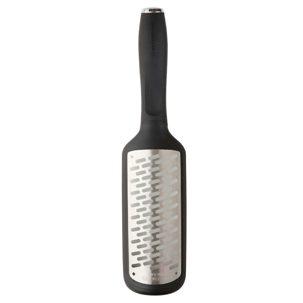 MasterCraft West Fine Blade Grater/Zester Cheese/Chocolate Kitchen Utensil Black