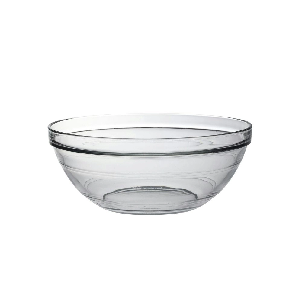 Duralex Lys 23cm/2.4L Stackable Glass Dish Bowl Round Serving Tableware Clear