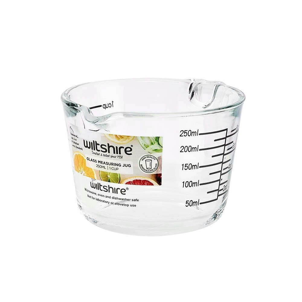 Wiltshire Essential Kitchen Cookware/Bakeware Glass Measuring Jug 250ml/1 Cup