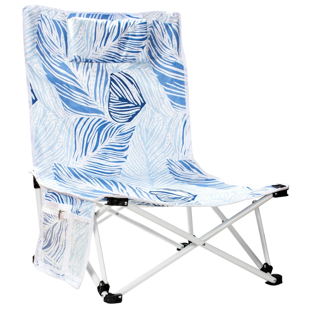 PORTA Oceana Coastal Palm Beach 76cm Chair Portable/Folding Seat Outdoor Stool