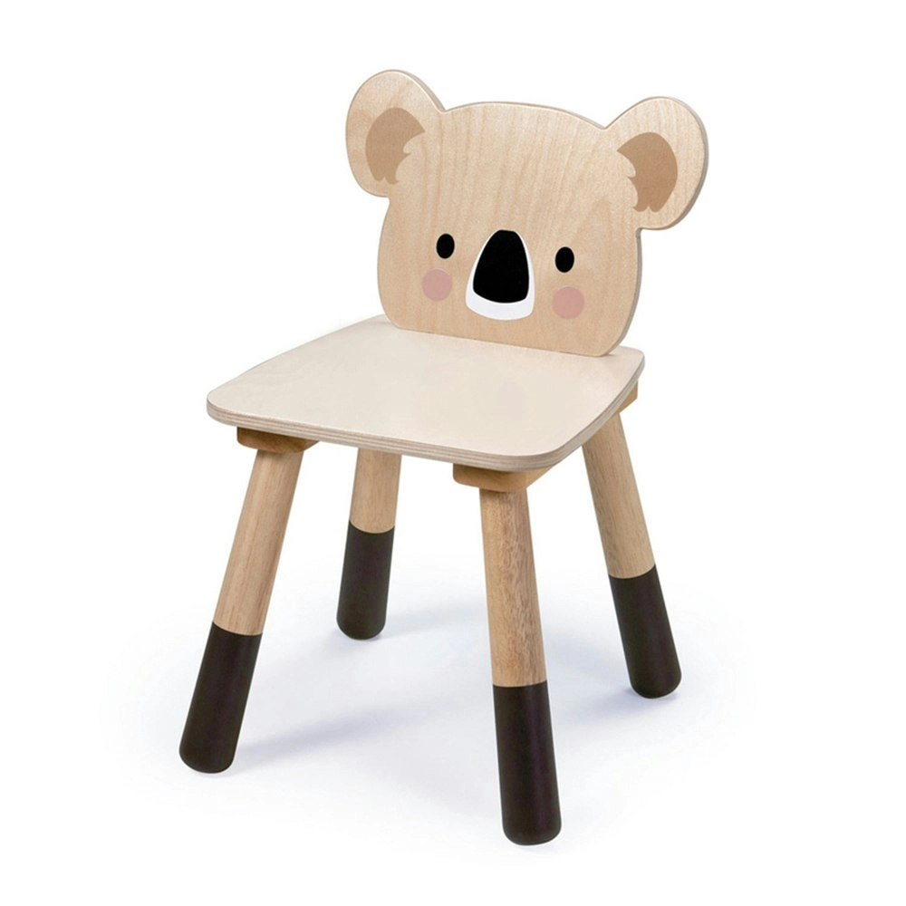 Tender Leaf Toys 47cm Forest Koala Wooden Chair Kids/Children Furniture 3y+