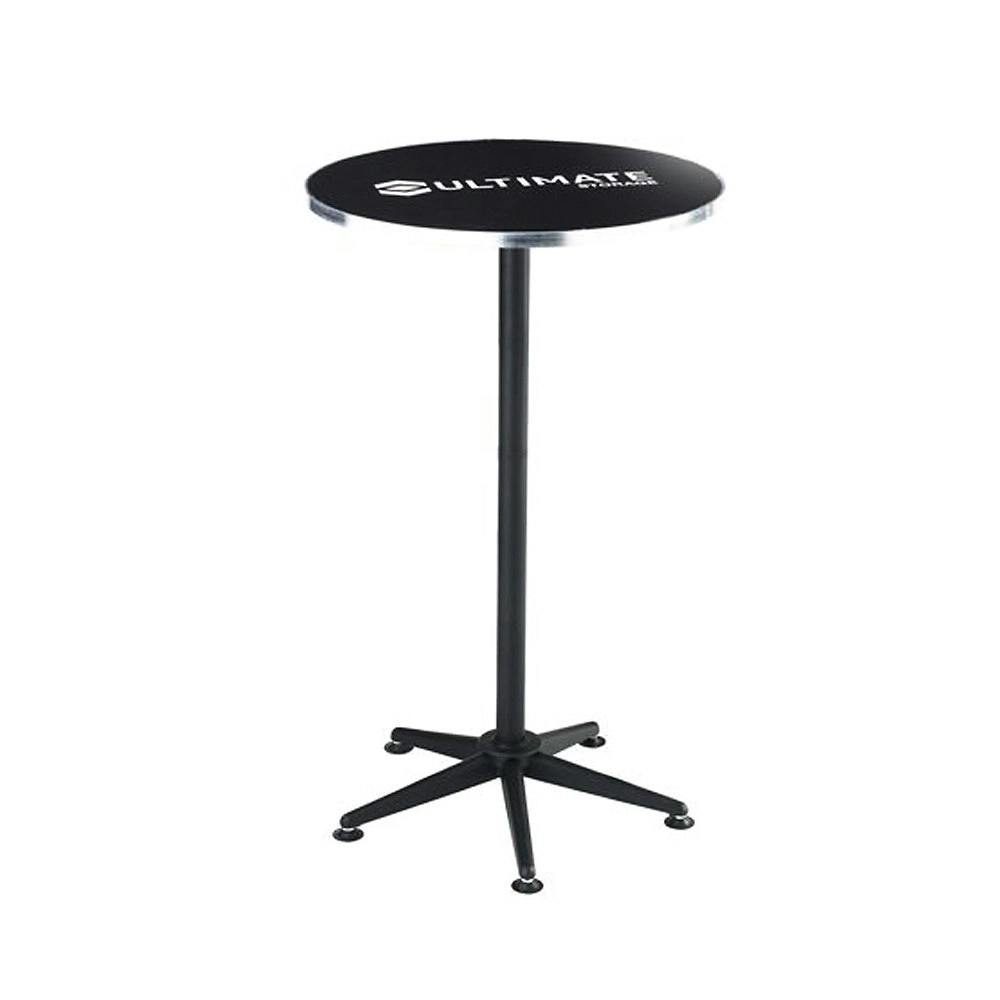 Ultimate Matte Black Home Decor Furniture Circular Bar Table Set 98x60cm