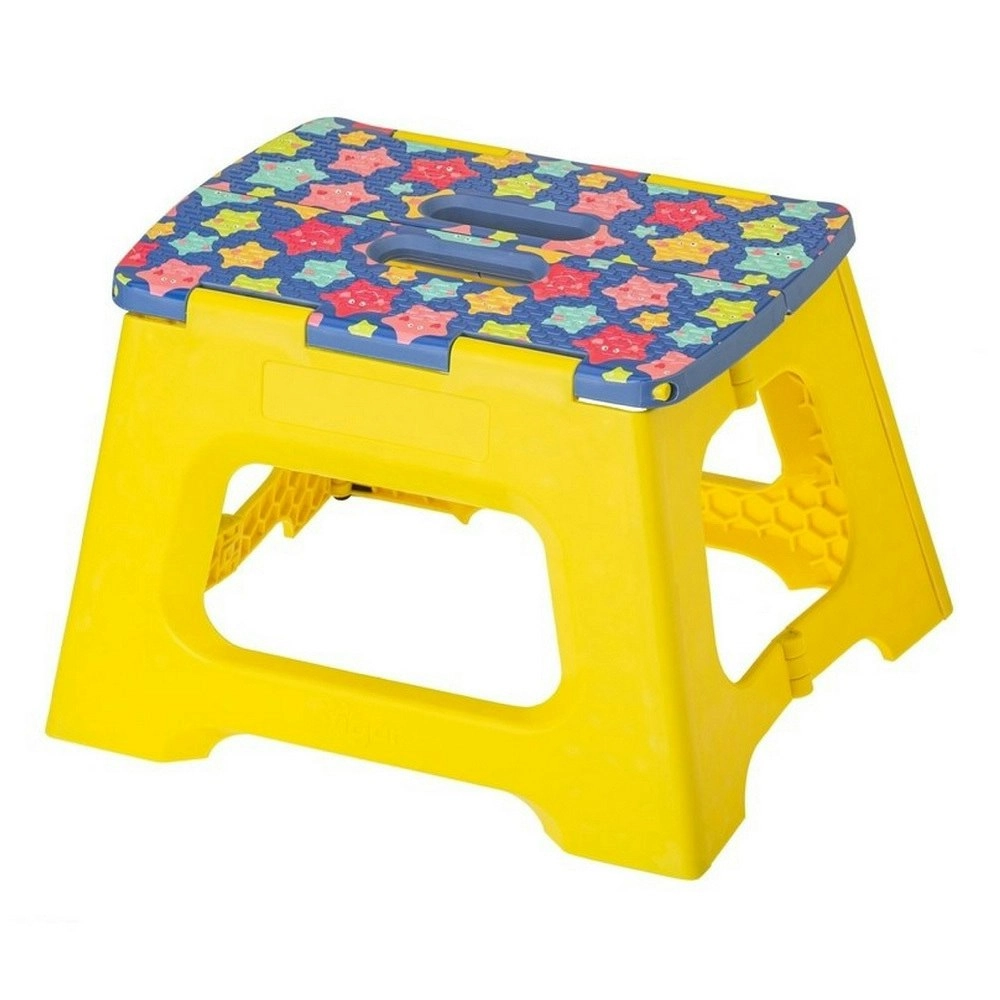 Vigar Compact Stars 23cm Kids/Children Foldable Stool/Footstool Home/Kitchen