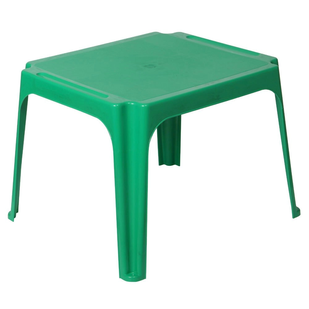 Tuff Play 60cm Tinker Table Kids Plastic Furniture Indoor/Outdoor 2-6y DRK Green