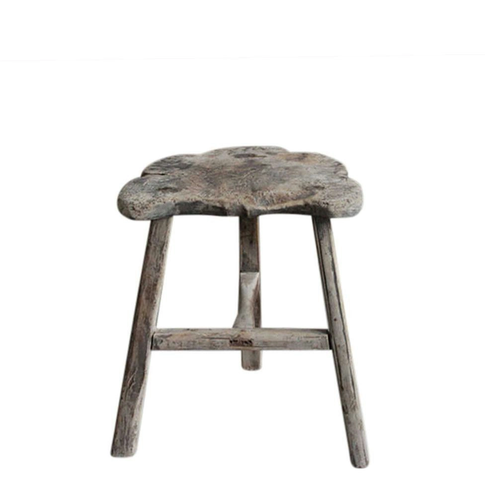 Belle Shanxi 120 Year 52cm Antique Wooden Side Table No 4 Home Furniture Natural