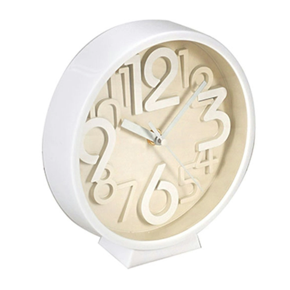 Unigift 7Inch/17.8cm Decorative Clock With Stand Assorted Colours Home Decor