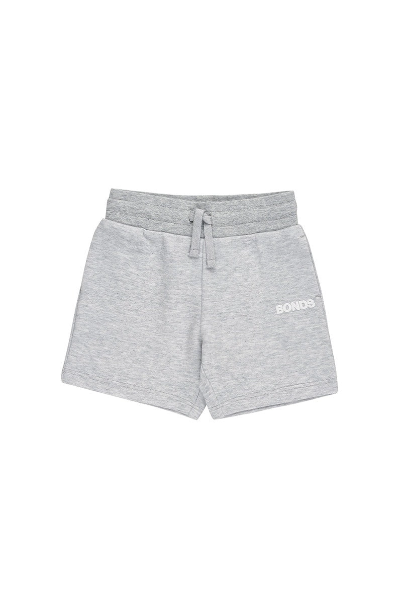 3 x Bonds Kids Tech Sweats Comfy School Shorts New Grey Marle